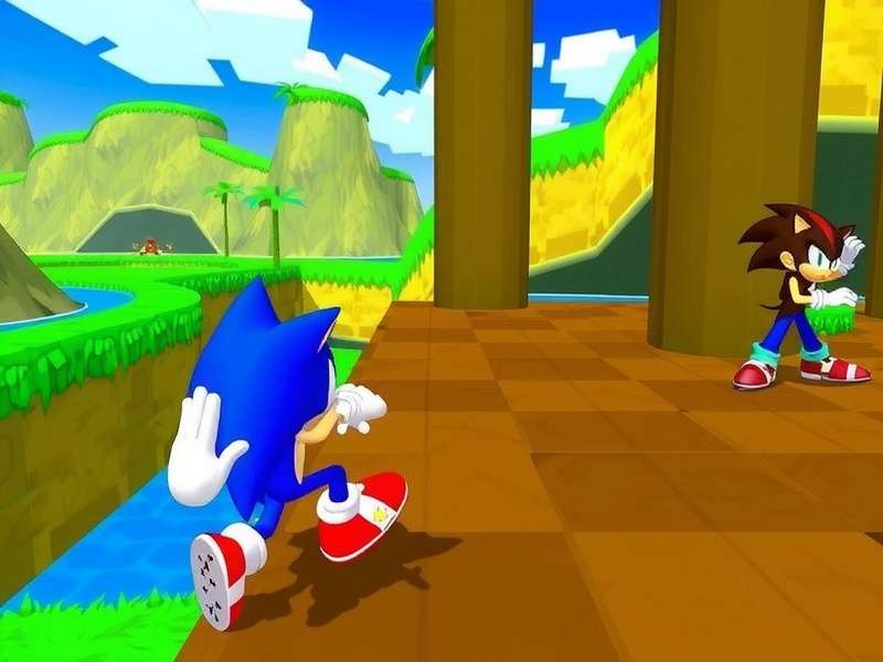 Sonic Turbo Charge Gameplay Screenshot
